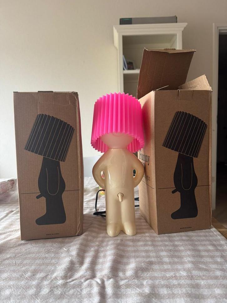 2 Grappige Nachtlampjes - Unieke Design Lampen, Antiek en Kunst, Antiek | Lampen, Ophalen