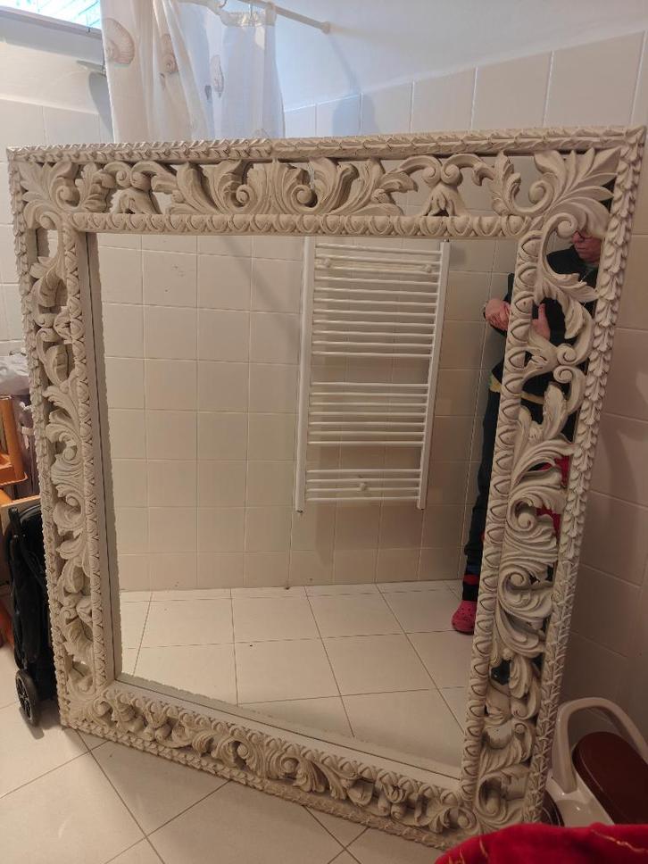 Prachtige, grote spiegel van Sia Homefashion, Huis en Inrichting, Woonaccessoires | Spiegels, Gebruikt, 125 cm of meer, 150 tot 200 cm