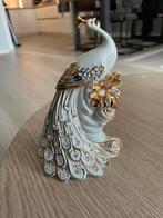 Beeld pauw met swarovski kristallen, rg limoges, Ophalen of Verzenden, Zo goed als nieuw, Dier