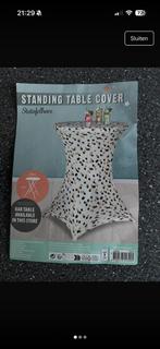 Sta tafel hoezen 8 stuks zwart wit  goud, Ophalen of Verzenden, Zo goed als nieuw