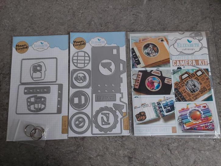 Camera Kit Limited Edition Elizabeth Craft Designs, Hobby en Vrije tijd, Scrapbooking, Nieuw, Versiering of Embellishment, Ophalen