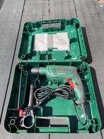 BOSCH KLOPBOORMACHINE PSB 650RE . MET GROTE SNELSPANBOORKOP, Ophalen of Verzenden, Zo goed als nieuw, Boor- en Schroefmachine