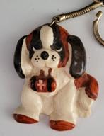 Sleutelhanger Sint Bernard Hond met Vaatje, Ophalen of Verzenden, Gebruikt