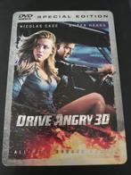 Drive Angry 3D special edition steelbook, Cd's en Dvd's, Dvd's | Actie, Boxset, Gebruikt, Ophalen of Verzenden, Actie