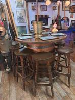 Bartafel of statafel met & zonder barkrukken wijnvat biervat, Ophalen