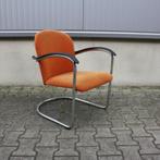 Gispen 414 fauteuil Dutch Originals., Ophalen, Gebruikt, Minder dan 75 cm, Metaal