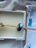 Trollbeads edelsteen zwart gestreepte onyx TSTBE-00006, Sieraden, Tassen en Uiterlijk, Bedels, Nieuw, Trollbeads, 1 bedel, Edelsteen