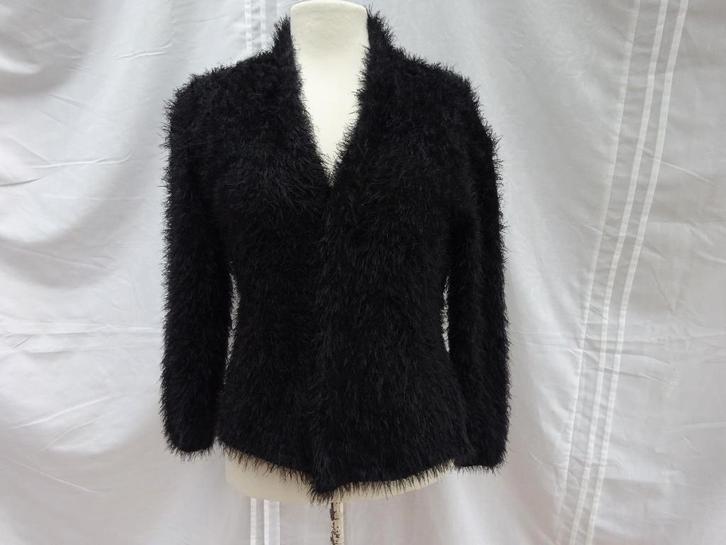 ENVY zwart stretch losvallend vest - maat M, Kleding | Dames, Truien en Vesten, Zo goed als nieuw, Maat 38/40 (M), Zwart, Ophalen of Verzenden