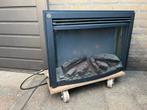Elektrische Inbouw Sfeerhaard met Verwarming, Ophalen, Gebruikt, Inbouwhaard, Elektrische haard