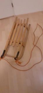 Houten slee Davos, Ophalen, Gebruikt, Hout