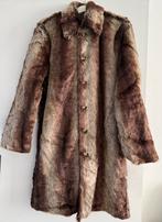 Mannen bruine bontjas fake fur nep bontjas bruin nieuw L, Maat 52/54 (L), Carnaval, Nieuw, Ophalen of Verzenden