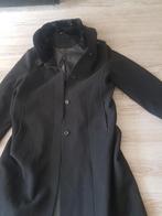 Prachtige lange warme zwarte wollen jas, Kleding | Dames, Jassen | Winter, Ophalen of Verzenden, Zo goed als nieuw, Maat 38/40 (M)