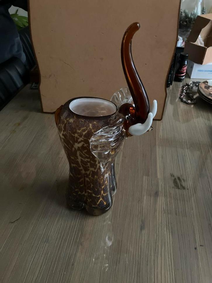 Murano glazen olifant vaas, Antiek en Kunst, Antiek | Glas en Kristal, Ophalen