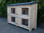 Konijnenhok dubbel 2 hoog, Dieren en Toebehoren, Knaagdieren en Konijnen | Hokken en Kooien, 110 cm of meer, Ophalen of Verzenden
