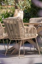 4 Seasons Outdoor Fabrice Dining Stoel latte | tuinstoel 4SO, Ophalen of Verzenden, Nieuw