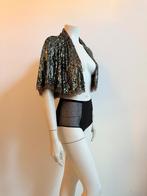 Elisabetta Franchi bolero 38, Ophalen of Verzenden, Zo goed als nieuw, Maat 38/40 (M), Zwart