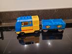 Duplo locomotief "vracht" blauw met wagon, met garantie, Kinderen en Baby's, Speelgoed | Duplo en Lego, Duplo, Gebruikt, Ophalen of Verzenden