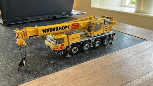 Miniatuur mobiele kraan adano-FAUN ATF 70G-4 Nederhoff, Hobby en Vrije tijd, Modelauto's | 1:50, Nieuw, Hijskraan, Tractor of Landbouw