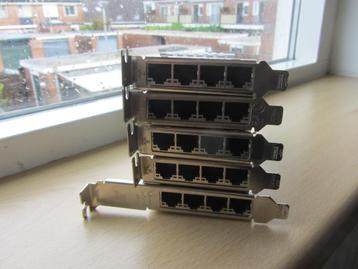 5x IBM PRO/1000 PT Quad-Ports RJ-45 1Gbps 10Base-T/100Base beschikbaar voor biedingen