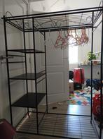 Black Metal Clothes Rack, Ophalen, Zo goed als nieuw