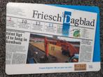 4 x PLACEMAT  FRIESCH DAGBLAD 100 JAAR GAST AAN TAFEL, Hobby en Vrije tijd, Overige Hobby en Vrije tijd, Ophalen of Verzenden