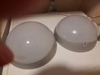 2x plafon lampen voor, Ophalen, Gebruikt