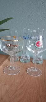 5 bierglazen, Glas of Glazen, Ophalen of Verzenden, Zo goed als nieuw, La Trappe