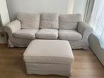 Ikea ektorp 3-zits bank (beige), Ophalen, Gebruikt, Driepersoons, 75 tot 100 cm