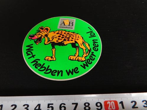 sticker ASB uitzendbureau Wat hebben we weer een lol Carnava, Verzamelen, Stickers, Zo goed als nieuw, Bedrijf of Vereniging, Ophalen