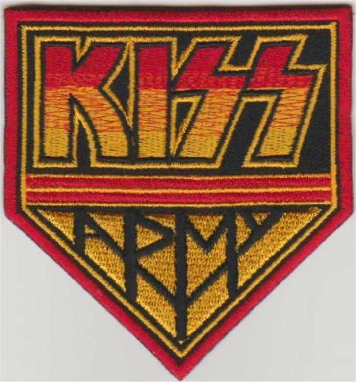 Kiss Army stoffen opstrijk patch embleem #6, Verzamelen, Muziek, Artiesten en Beroemdheden, Nieuw, Kleding, Ophalen of Verzenden