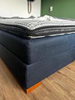 Boxspring Eastborn 180x200, Huis en Inrichting, Ophalen, Gebruikt, Blauw, Tweepersoons