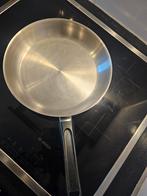 RVS Koekenpan BK Braadpan - Zo goed als nieuw!, Ophalen, Zo goed als nieuw, Rvs, Keramische plaat