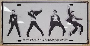 Elvis Presley Jailhouse Rock license plate reclamebord deco beschikbaar voor biedingen