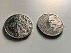 Penningen 100 jaar Rabobank 1994 en 1998, Postzegels en Munten, Penningen en Medailles, Ophalen, Overige materialen, Nederland