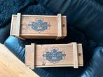 2 wijnkisten Brut Reserva Heredad Cava Segura Viudas., Ophalen of Verzenden, Gebruikt, Minder dan 50 cm