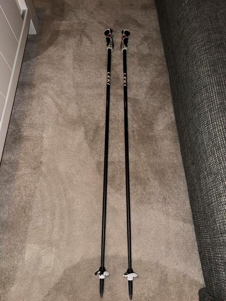 Leki skistokken 115cm, Sport en Fitness, Skiën en Langlaufen, Gebruikt, Stokken, Skiën, Overige merken, Carve, 100 tot 140 cm