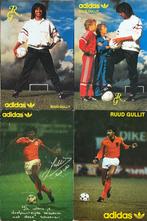 4 spelerskaarten Ruud Gullit - Adidas reclamekaarten, Verzamelen, Sportartikelen en Voetbal, Ophalen of Verzenden, Zo goed als nieuw