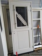 Kozijn met Rooster voordeur, 215 cm of meer, Nieuw, Buitendeur, Hout