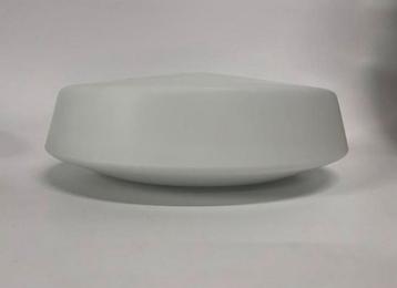 Vintage RZB plafonniere lamp wit opaalglas - diameter 35 cm beschikbaar voor biedingen