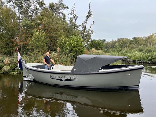 Pieterman 750 + 20PK (bj 2024), Watersport en Boten, Sloepen, Gebruikt, 10 tot 30 pk, 6 meter of meer, Overige brandstoffen, Polyester