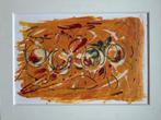 Mario Schifano acryl op papier, Ophalen