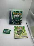 Pokémon Emerald Version - Game Boy Advance Compleet, Spelcomputers en Games, Games | Nintendo Game Boy, Lenn hodes, 1 speler, Ophalen of Verzenden