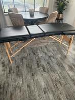 Inklapbare Massagetafel - Gemakkelijk mee te nemen!, Huis en Inrichting, Stoelen, Ophalen, Zo goed als nieuw, Zwart, Hout