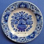 Porceleyne Fles 1955 Bloemenmand Floraal (T4-15) Klassiek, Antiek en Kunst, Antiek | Wandborden en Tegels, Ophalen of Verzenden