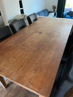 Eetttafel voor 8 personen, Huis en Inrichting, Tafels | Eettafels, Ophalen, Gebruikt, Koloniaal, 200 cm of meer