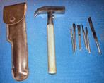 Oude hamer/ multitool met etui (pre 1940), Doe-het-zelf en Verbouw, Gereedschap | Handgereedschap, Ophalen of Verzenden, Gebruikt