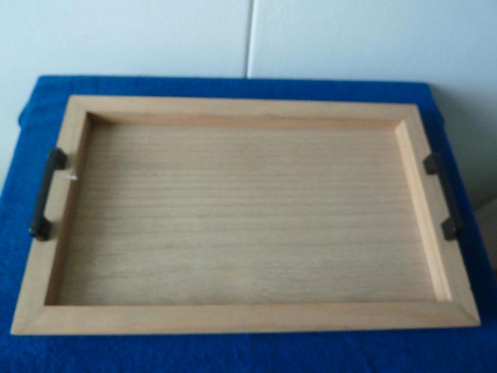 Houten dienblad, Huis en Inrichting, Woonaccessoires | Dienbladen, Hout, Rechthoekig, Ophalen of Verzenden
