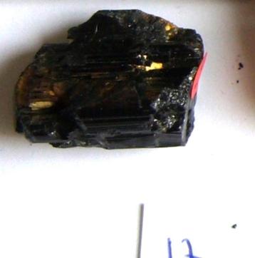 zwarte toermalijn 27gr 2,59 schorl mineraal delsteen 17gr beschikbaar voor biedingen
