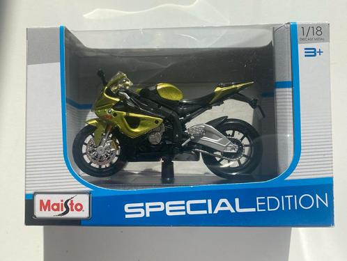 Maisto 1:18 BMW S1000RR Motorfiets-Special Edition (Diecast), Hobby en Vrije tijd, Modelauto's | 1:18, Nieuw, Motor, Maisto, Ophalen of Verzenden