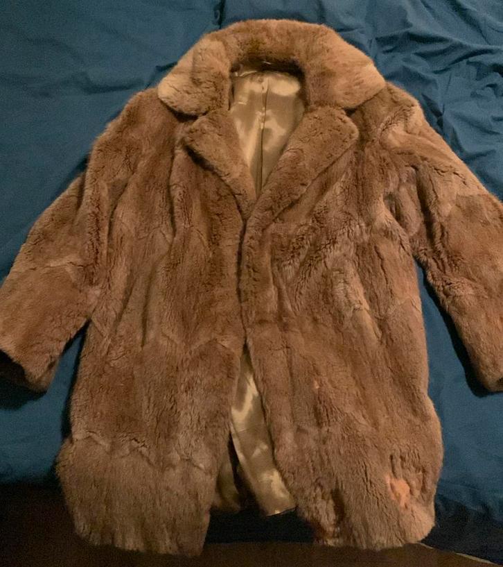 Echte Bontjas, Kleding | Dames, Jassen | Winter, Zo goed als nieuw, Zwart, Ophalen of Verzenden